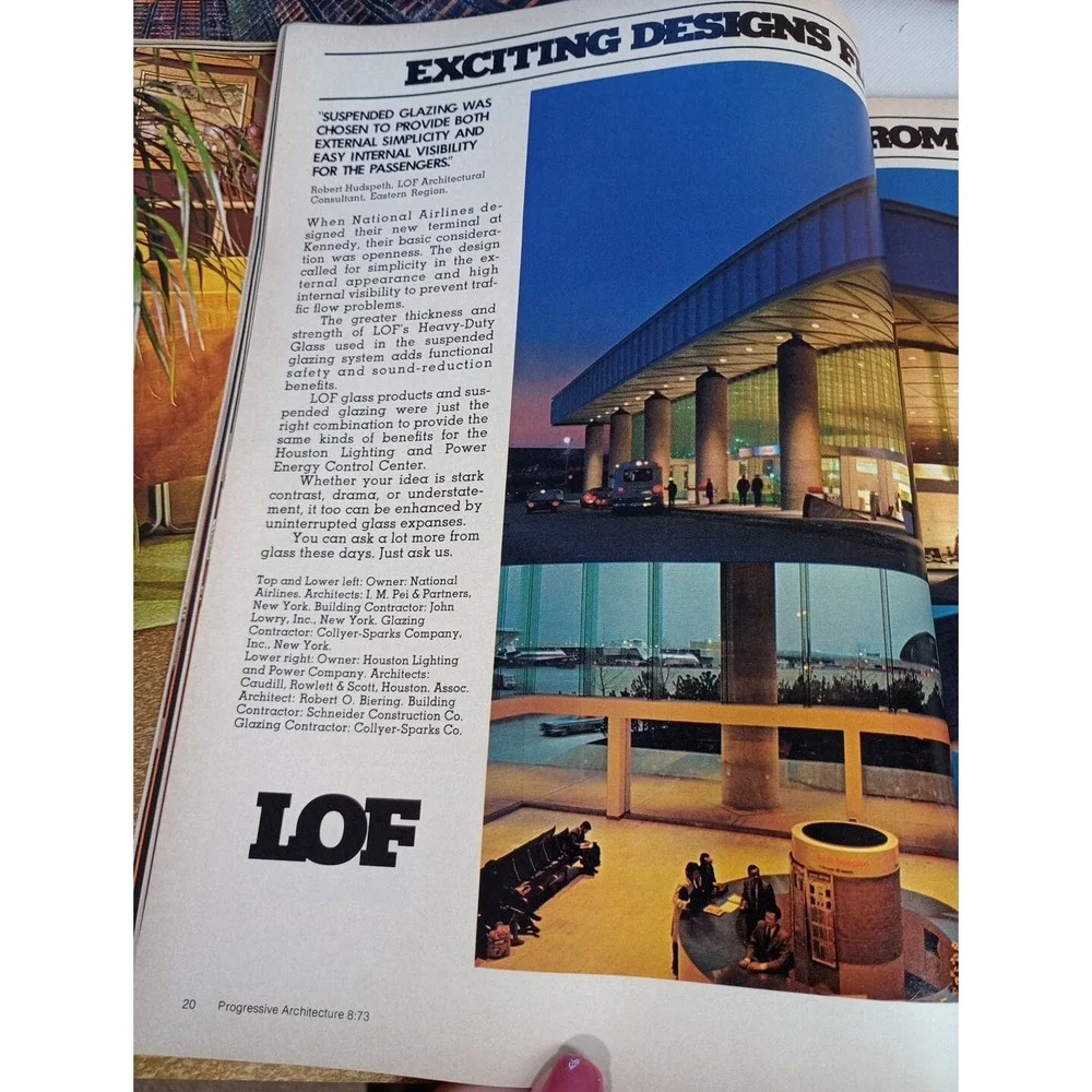 Progressive Architecture Magazine‎ Aug 1973 Eams Olivetti Read Description